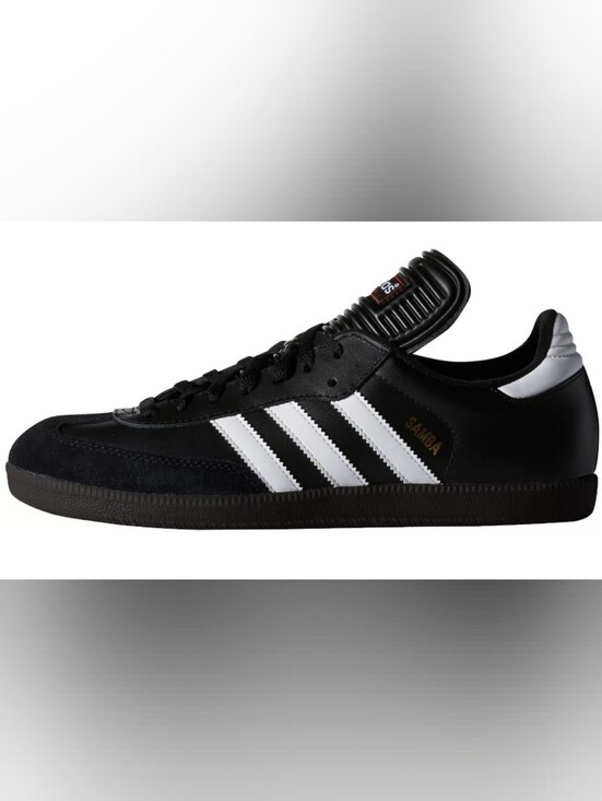 adidas Samba Black and White Retro Soccer-Inspired Sneakers Released Nov. 2019 main image 14